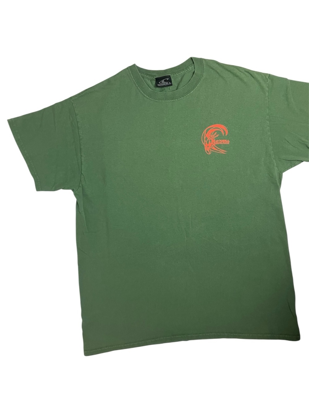 Vintage O'Neill Surf Shop Santa Cruz Y2K T-Shirt M Double Sided Graphic Tee 00s